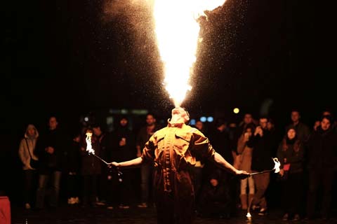 Media of Fire Dancer