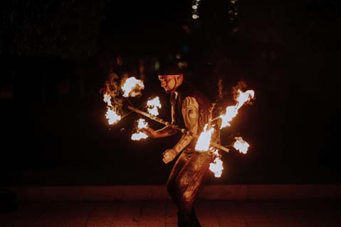 Media of Fire Show Performance